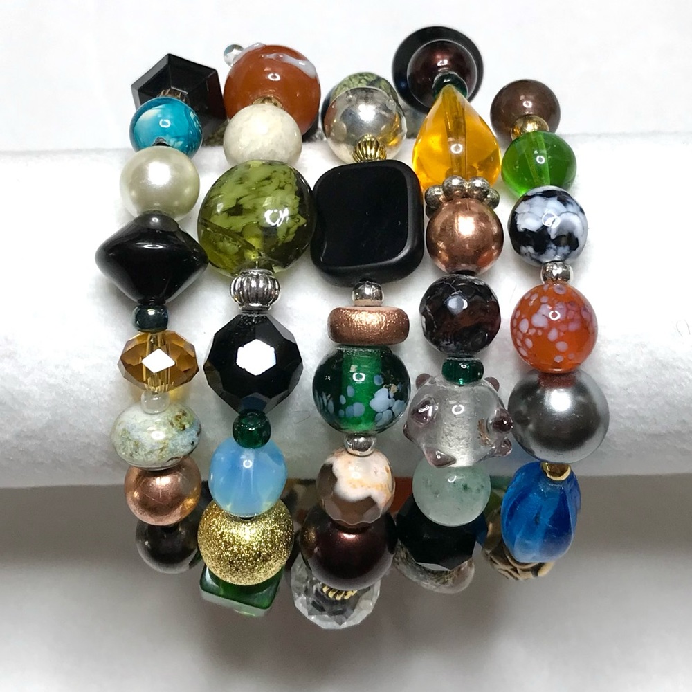 Handmade Bracelet with Vintage and Modern Elements (NB82-5H) New Without Tags - Picture 5 of 9